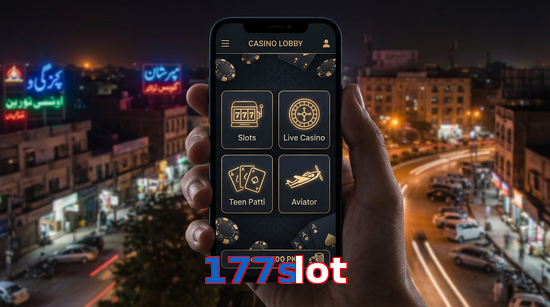 Main screen of 177Slot app page for PK players